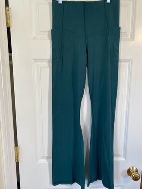 aerie Offline Bootcut Active Leggings in Deep Teal